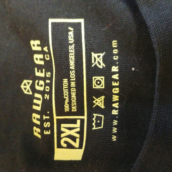 Raw gear men's XXL tee shirt - Picture 2 of 3